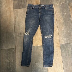 Women's Blue Rockstar Jeans